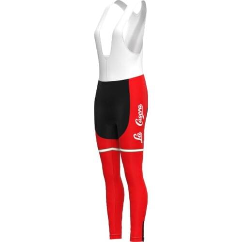 1973 Competition Spain La Casera Team Retro Woman Cycling Trousers Triathlon Bike Skinsuit Pants Gel Pad Pantalón ciclismo mujer