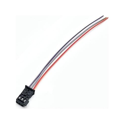 3 Pin/Way Female Auto Stereo Connector Speaker Socket Tweeter Atmosphere Light Treble Plug Wire Harness Pigtail For VW BMW