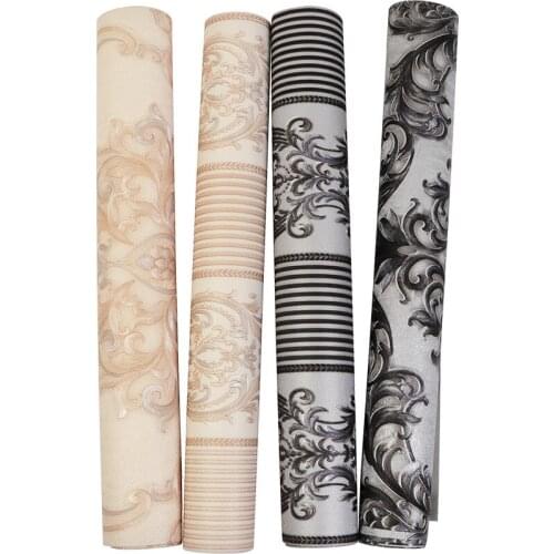 3D stereoscopic European wallpaper bedroom living room home TV background wallpaper luxury high-end Damascus AB version