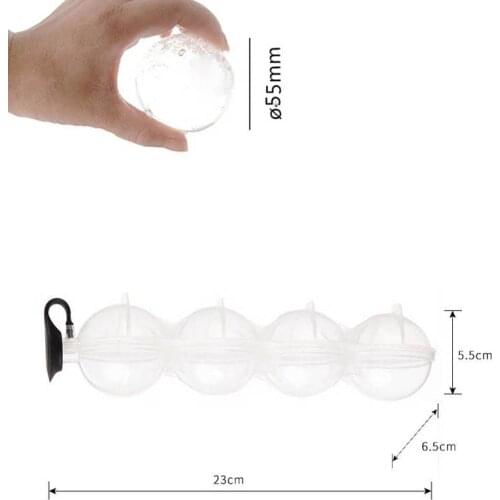 4Pcs Silicone Ice Cubes Maker Form For Ice Candy Cake Pudding Chocolate Molds Easy-Release Square Shape Ice Cubes Trays Molds