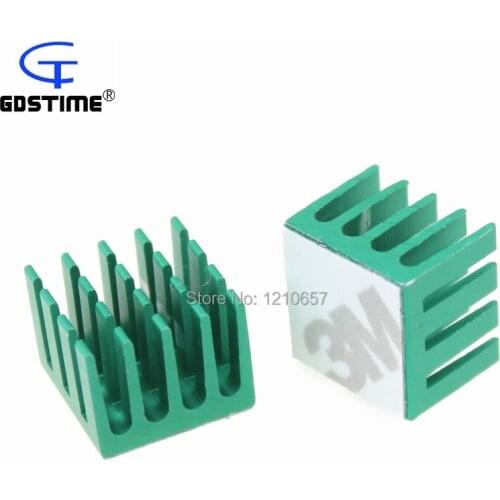 500 pieces lot Cooler Cooling Graphics Cards RAM Heat-Sink Cooler 14mm x 14mm X 11mm