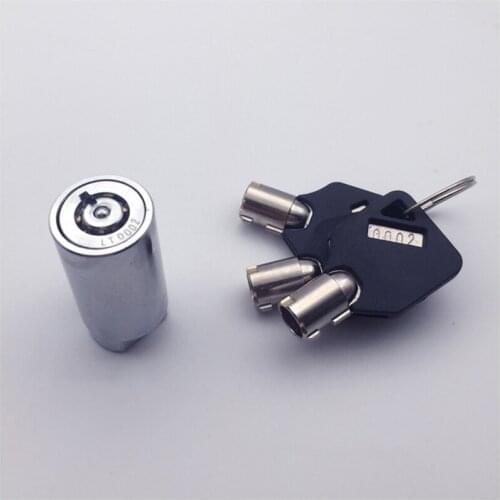 Brand New 10PCS Universal Tubular Locks Soda Snack Vending Machine Cylinder Plug Lock Repair Parts with 3 Keys