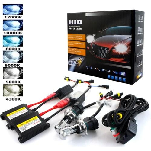 AC 35W 55W 12V Xenon Light Bulb Car Headlight H1 H3 H7 H11 9005 9006 4300k 5000k 6000k 8000k HID Slim Ballast Xenon Headlamp Kit