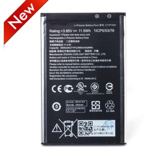 C11P1501 Battery For ASUS ZenFone2 Laser 5.5"/6" zenfone selfie ZE550KL ZE601KL Z00LD Z011D ZD551KL Z00UD 2900mAh
