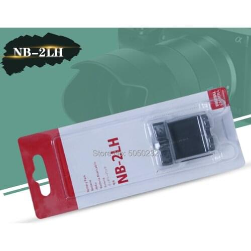 7.4v 720mAh NB-2LH NB2LH NB 2LH Camera Battery For Canon EOS 400D S80 S70 S50 S60 350D G7 G9 DC310 DC320 DC330 Kiss N X