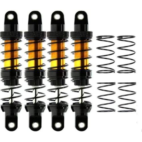 Aluminium Alloy Shock Absorber Assembled Full Metal Big Bore Shocks Front & Rear for Traxxas 1/10 Slash 4x4 RC Car Truck Acc