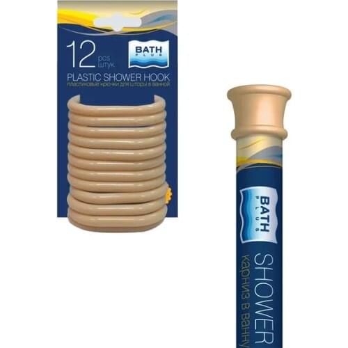 BATH PLUS Bath Curtain Bars