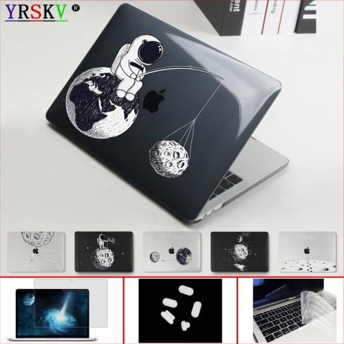New 3D Space Astronaut Series Laptop Case For Apple Macbook M1 Chip Air Pro Retina Touch Bar ID 11 12 13 15 16 inch Cover Case