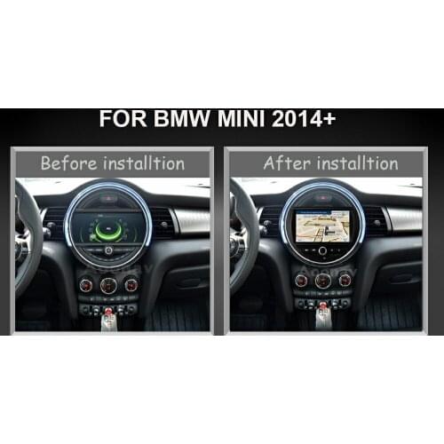 For-BMW mini since 2014+ car touch screen GPS navigation multimedia Stereo player head unit car radio video player Tape Recorder