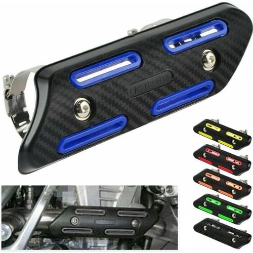 For All 4 Stroke Motorcycles Exhaust Pipe Heat Shield Heel Guard For Honda CRF250R CRF450R 2007-2019