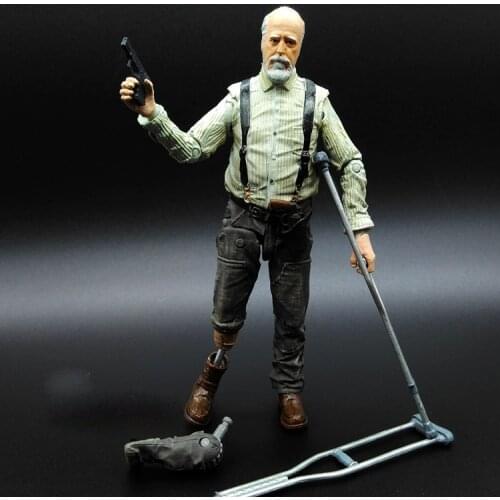 Movie US Drama The Walking Dead Farmer Hershel Greene PVC model Toy Action Figure collection gift
