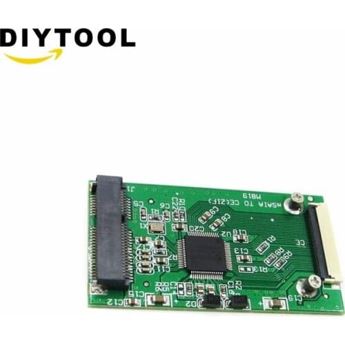 1.8 lnch mSATA PCI-E SSD to 40pin ZIF CE Cable Adapter Converter Card Win98/SE