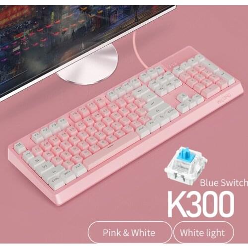 104 Keys Backlight Gaming Keyboards Removable Panel Mechanical Keyboard For Tablet Desktop Green Axis Cable USB Interface
