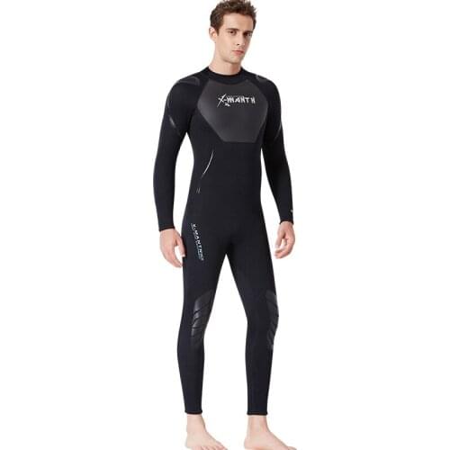 2020 new 1.5mm diving suit mens one-piece warm surf suit sunscreen female long-sleeved snorkeling swimsuit