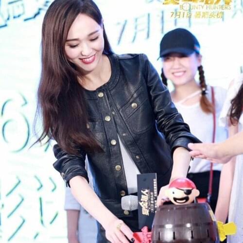 Fashion Free shipping,women Genuine leather jacket.short style plus size sheepskin coat.soft thin femme casual jackets.quality