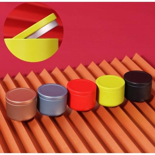 95ml Flower Tea Can Travel Portable Packaging Sealed Metal Creative Multicolor Small Candy Party Organizer Storage Box
