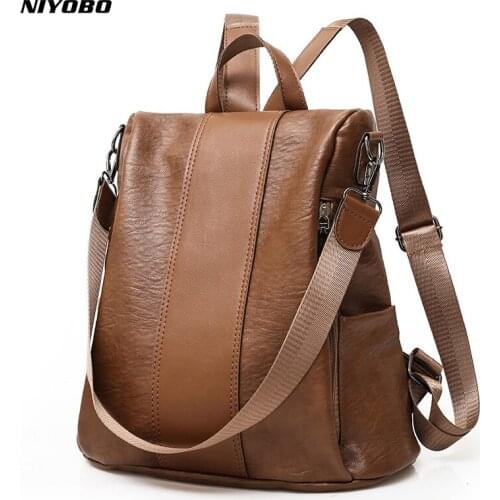 NIYOBO Women's Leather Backpacks