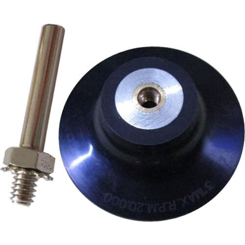 3 Inch 75MM Roll Lock Sanding Disc Backing Pad Holder Abrasive Tools & Grinder Accessories M6 Thread(1 Pcs)