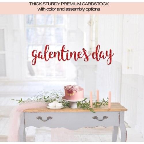 Custom Galentines Day Party, Personalised Galentines Party Decorations, Happy Galentines glitter Day Banner