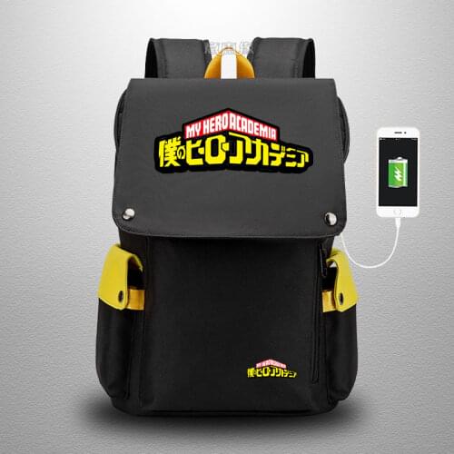 Anime My Hero Academia backpack Deku All Might Bakugou Katsuki Todoroki Shouto cosplay Oxford Bag for men women