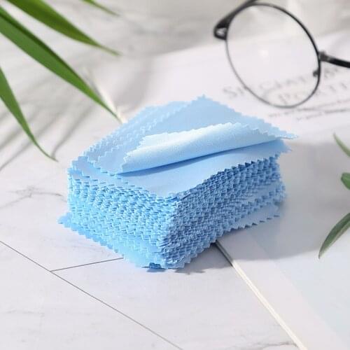 100Pcs Glasses Lens Clothes Cleaner Dust Remover Portable Wipes Non-woven Fabric Phone Computer Screen Accessories Glasses Clean