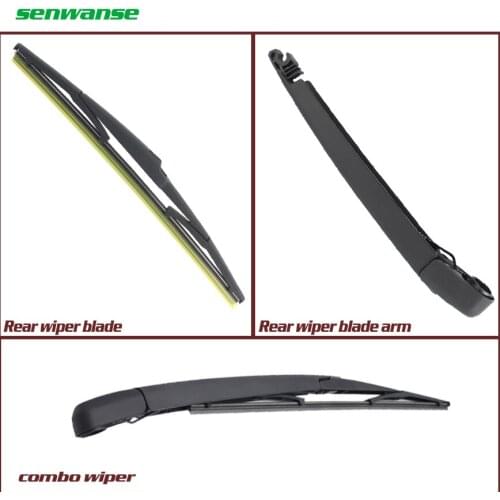Senwanse Rear Wiper Arm and Blade for SsangYong Rodius MK2 back windshield windscreen wiper