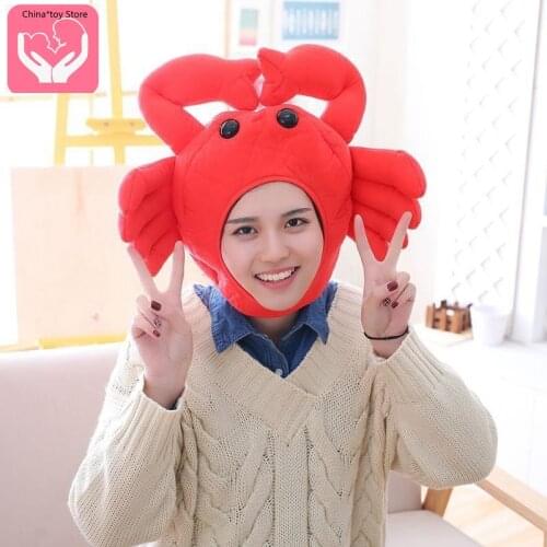 Hot Sale Cartoon Crab Hood Hat, Photo Props, Clothing Accessories, Gifts for Children