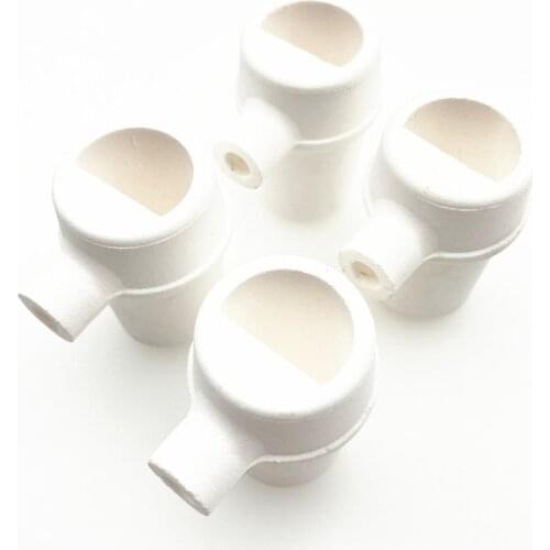 Dental Lab Casting Quartz Crucible Hooded Quartz Zirconia Centrifugal Casting Crucible Hooded