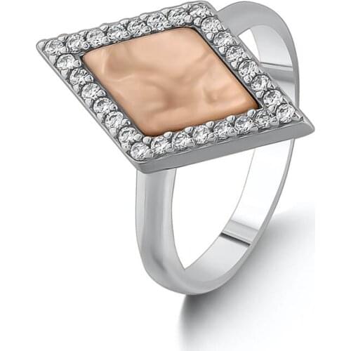 Silver Wavy White Stone Women Ring Solid 925 Sterling Silver Multi Stone Women Jewelry High Quality Ring Wedding Engagement Ring