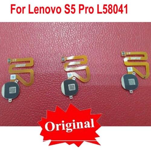 100% Original Best Touch ID Sensor Scanner Fingerprint Home Button Return Flex Cable For Lenovo S5 Pro L58041 Mobile Replacement