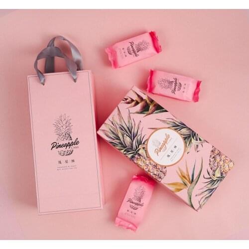 100pcs Pineapple Crisp Gift Box Bag Packaging Bag Gift Machine Sealed Bag Bags For Packaging Cake Biscuit Bakery Supplies