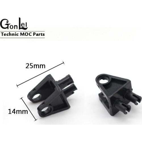 20Pcs/lot High-Tech Steering Arm with Pins for Suspension and Engine 32069 MOC Building Blocks Bricks Parts Educational DIY Toys