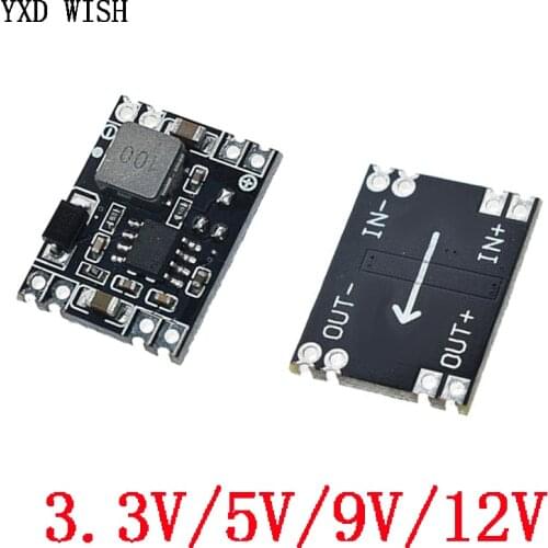 5PCS DC-DC Buck Step-down Power Supply Module 5V-12V 24V to 5V 3.3V 9V 12V Fixed Output High-Current