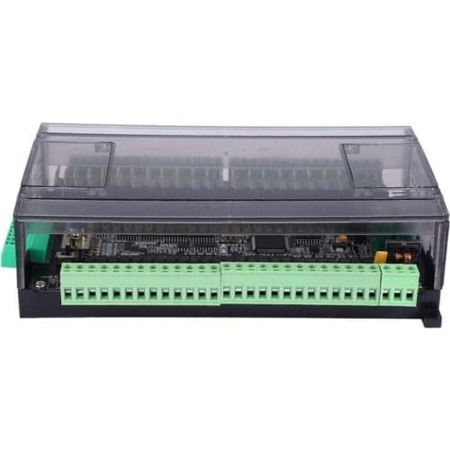 Promotion! FX3U-48MT Programmable Logic Controller 24 Input 24 Output 24V 1A PLC Industrial Control Board with High Speed Counti