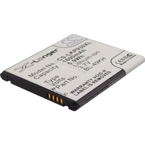 Cameron Sino 1600mAh battery for LG LU6200 Nitro HD Optimus LTE P930 SU640 BL-49KH for VERIZON Spectrum Spectrum 4G VS920