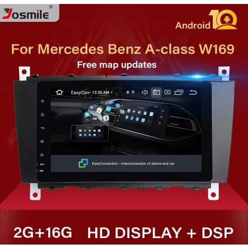 2 Din Android 10 Car Multimedia Player For Mercedes/Benz W203 W209 W219 A-Class A160 C-Class C200 CLK200 Radio Stereo Navigation
