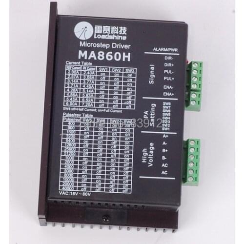 Free ship MA860H 2phase CNC Stepper Motor Driver For High-precision Machine 2.4-7.2A