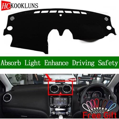 For HAVAL H6 2011 2012 2013 2014 2015 2016 2017 Right Hand Drive Dashboard Cover Car Stickers Dash Mat Interior Accessories