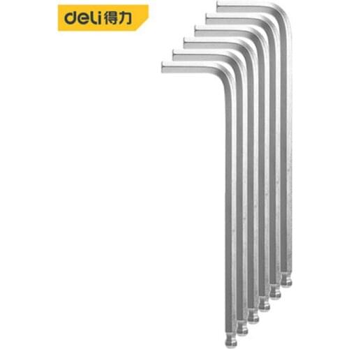 Deli Ball End Hex Allen Key Wrench Spanner Hand Tool 1.5-32mm Hand Tools Kits Accessories Chromium-vanadium Steel Spanner