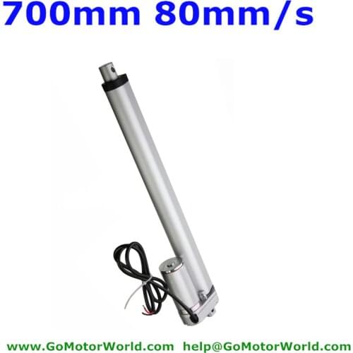 Best heavy duty electric Linear Actuator 12V 24V 700mm Stroke 1600N load 100mm/s speed actuator linear manufacturer