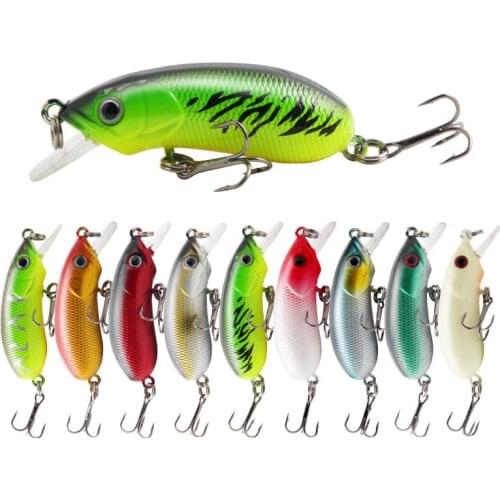 Lu Ya Bait Long Shot Slow Sink Mino 5.3cm/7.8g Dazzling Color Special Alice Mouth Attacking Bass Fake Bait