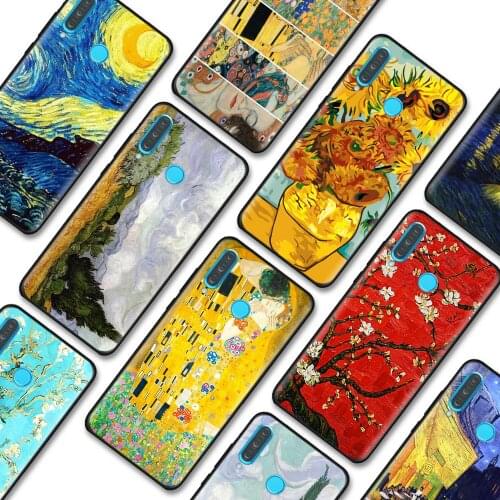 Soft Case for Huawei Y6 Y9 Prime Y5 Y7 2019 Y5p Y6p Y7p Y8p Y6s Y8s Y9s Y9a Black Phone Cases Cover Starry Night Van Gogh