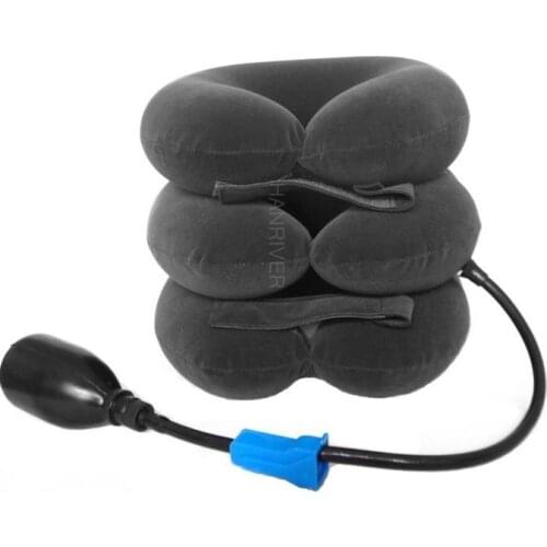 Inflatable Cervical Vertebra Traction Soft Travel Neck Pain Release Tractor Neck Posture Correction Neck Stretching Brace