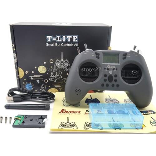 Jumper T-Lite Open TX Game Sharp Multi-Protocol Transmitter Hall Sensor Gimbals Single RF CC2500 JP4IN1 Remote Control