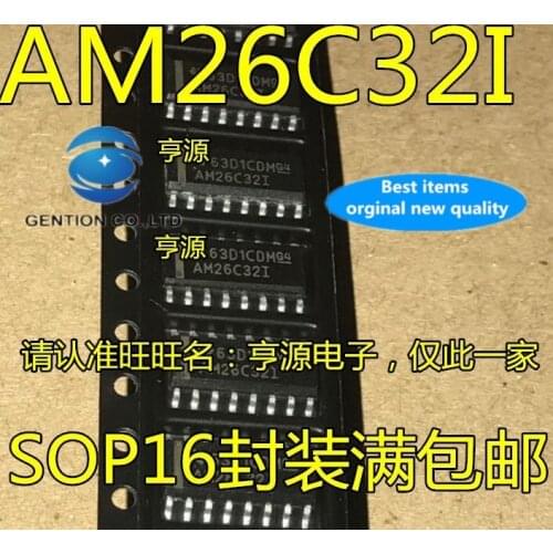 20PCS AM26C32I AM26C32IDR AM26C32C AM26C32CDR AM26C321 receiver in stock 100% new and original