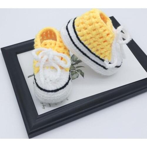 QYFLYXUENew Spring Baby Shoes, Hand Woven Baby Shoes,Crochet baby shoes,handmade Baby Crochet Bootie