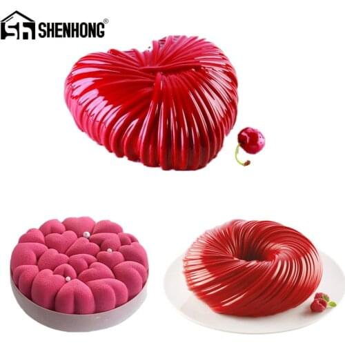 SHENHONG Silicone Molds Cake Set 26 Types Mousse Non-Stick Decorating Tools Party Dessert Baking Mould Kitchen Pastry Bakeware