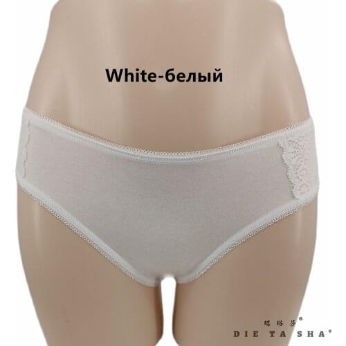 Women cotton panties ladies' briefs sexy lace womens shorts underpants low waist soft panty ladys panty underwear 3pcs/lot