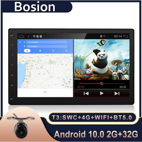 2 Din Android 10.0 1024*600 Quad Core 10.1 inch Radio 2DIN Car GPS DVD Player Bluetooth Stereo GPS Navi RDS USB WIFI Multimedia