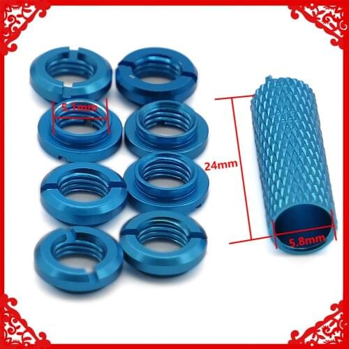 8PCS Transmitter Switch Fixed Nut & Matching Switch nut tooI nstallation Spektrum for Remote Controller RC Models upgraded Parts